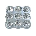 Utopia Alley Gleam 9 Crystal Cabinet Knob Polished Chrome 1.5 inch HW336PLCH021